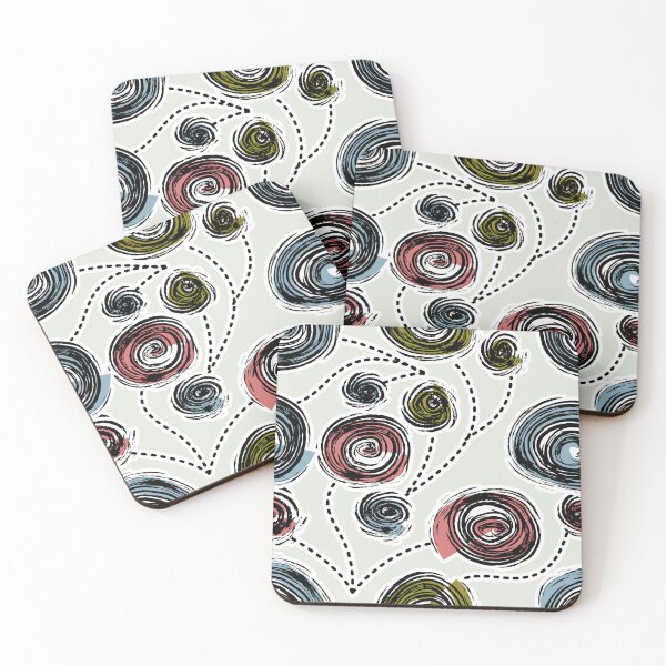 Item preview, Retro Swirl Pastel Eggshell designed and sold by PasdeChatDesign.