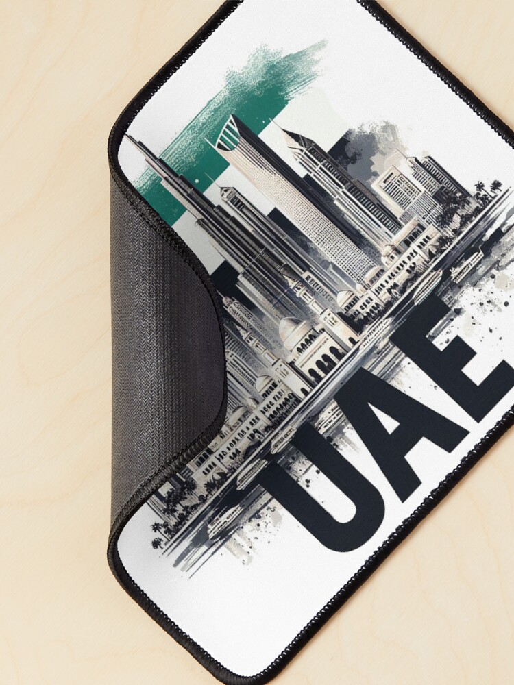 Thumbnail 2 of 5, Mouse Pad, Uae designed and sold by devonclemon.
