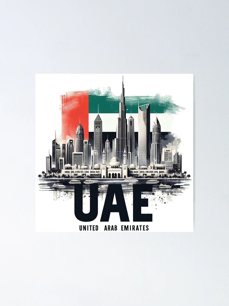 Thumbnail 1 of 3, Poster, Uae designed and sold by devonclemon.