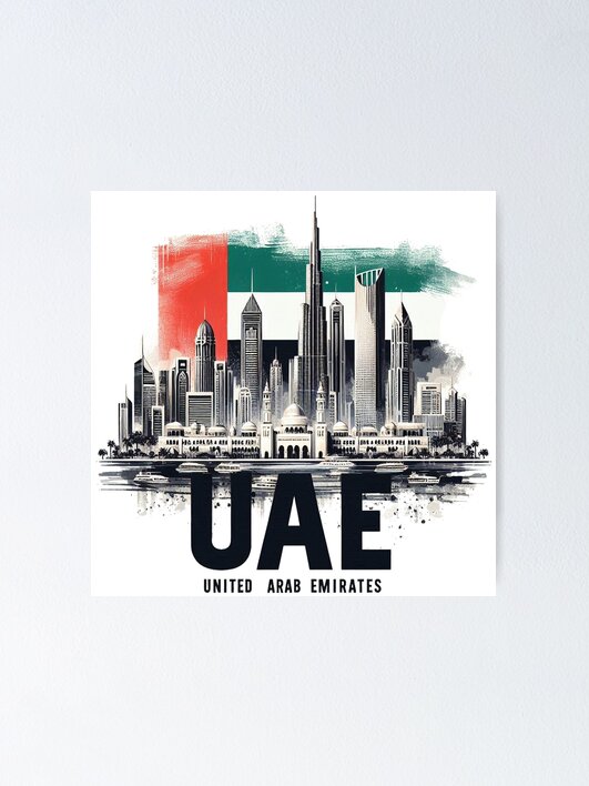 Thumbnail 1 of 3, Poster, Uae designed and sold by devonclemon.