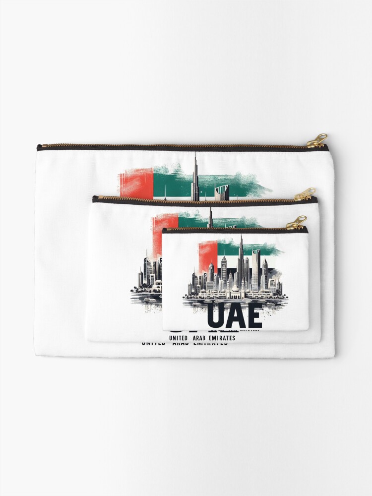 Thumbnail 2 of 4, Zipper Pouch, Uae designed and sold by devonclemon.