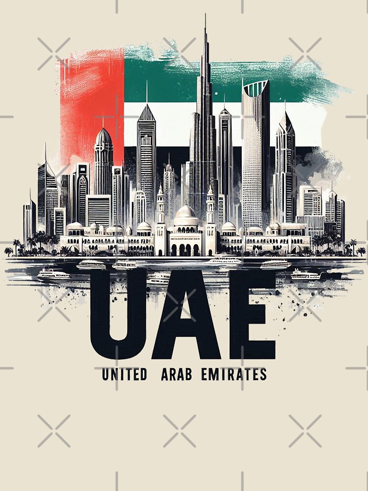 Thumbnail 4 of 4, Relaxed T-Shirt, Uae designed and sold by devonclemon.