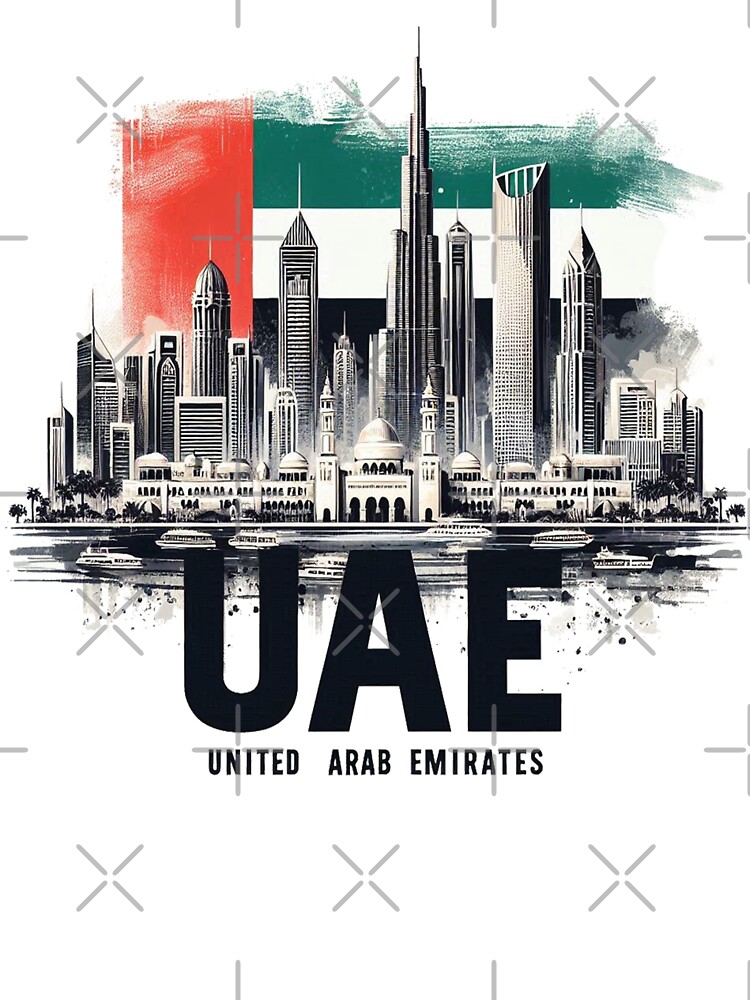 Thumbnail 4 of 4, Boxy T-Shirt, Uae designed and sold by devonclemon.