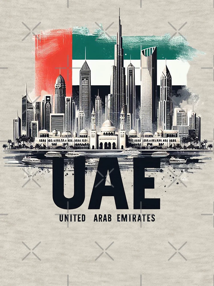 Thumbnail 6 of 6, Zipped Hoodie, Uae designed and sold by devonclemon.