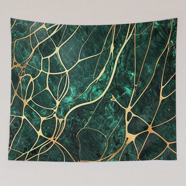 Item preview, Green and gold marble designed and sold by RishabhArts1.