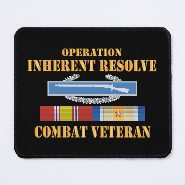 Item preview, Ejército - Barra de SVC con Resolución Inherente de Operación (OIR) con CIB - Veterano de Combate X 300 designed and sold by Military Insignia Products.