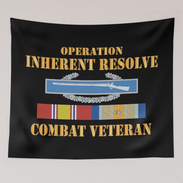 Item preview, Army -  Opn Inherent Resolve (OIR) SVC Bar  w CIB - Combat Veteran X 300 designed and sold by Military Insignia Products.