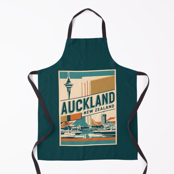 Item preview, A Vintage Travel Art of Auckland - New Zealand designed and sold by GoodOldVintage.
