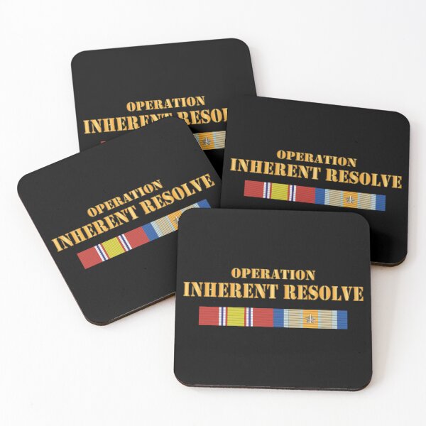 Item preview, Army -  Opn Inherent Resolve (OIR) SVC Bar  w Txt X 300 designed and sold by Military Insignia Products.