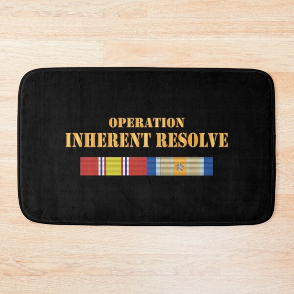 Item preview, Army -  Opn Inherent Resolve (OIR) SVC Bar  w Txt X 300 designed and sold by Military Insignia Products.
