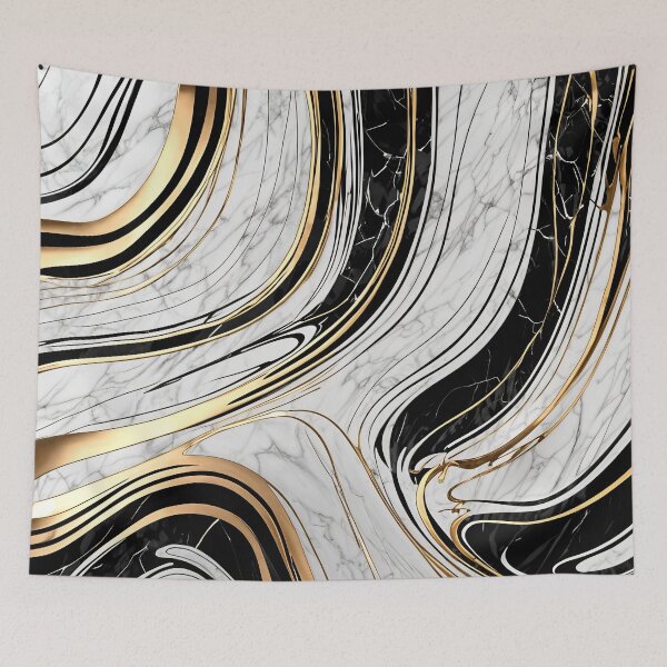Item preview, Black and white marble designed and sold by RishabhArts1.