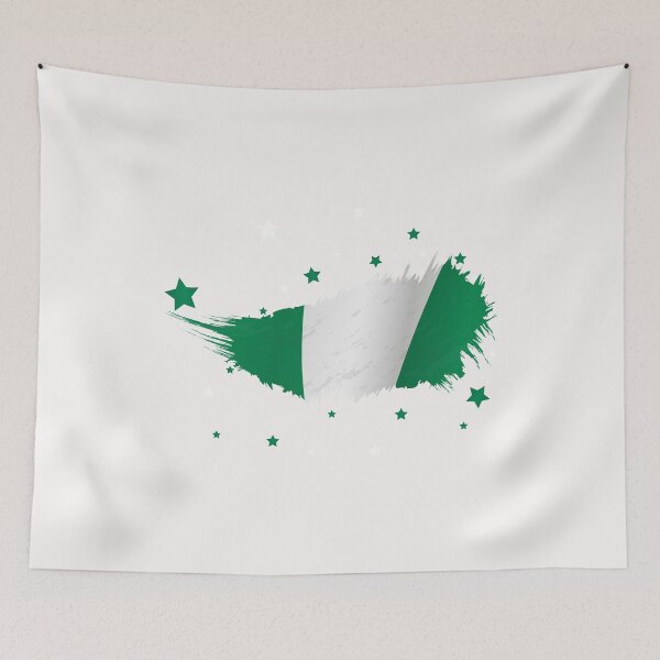 Item preview, Nigeria Flag Art – Celebrate Strength, Unity, and the Spirit of Africa designed and sold by NINI-7Store.