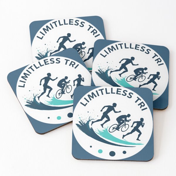 Item preview, Limitless Tri – Swim, Bike, Run Without Limits | Triathlon Motivation Design designed and sold by Triathlongram.