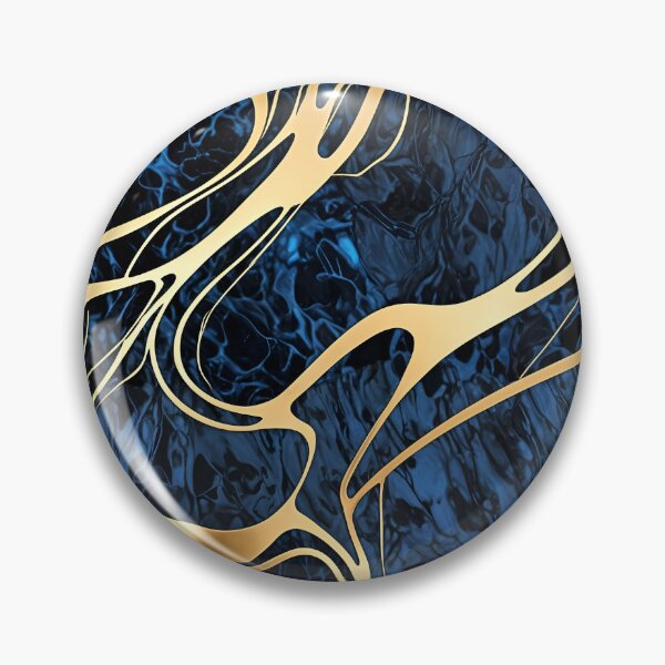Item preview, Blue And gold marble designed and sold by RishabhArts1.