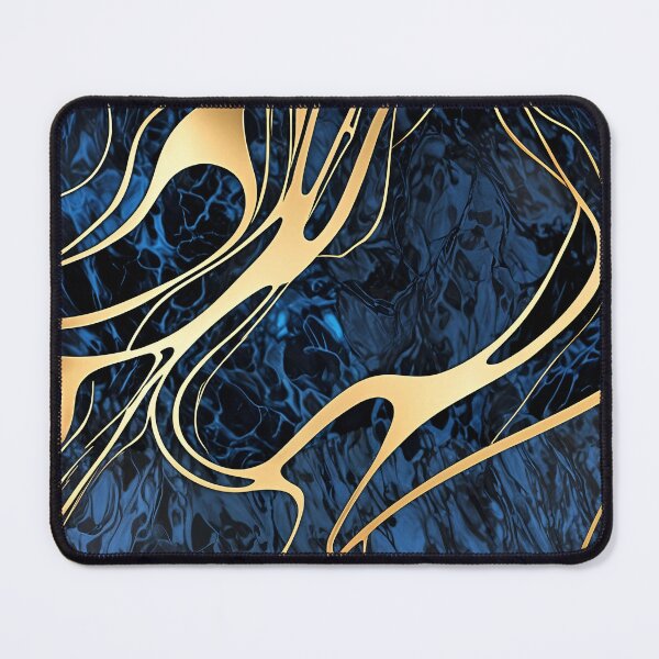 Item preview, Blue And gold marble designed and sold by RishabhArts1.