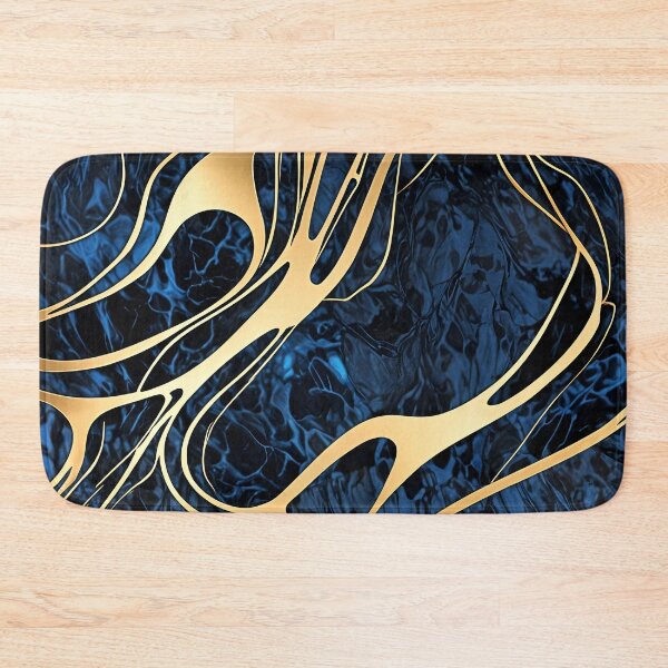 Item preview, Blue And gold marble designed and sold by RishabhArts1.