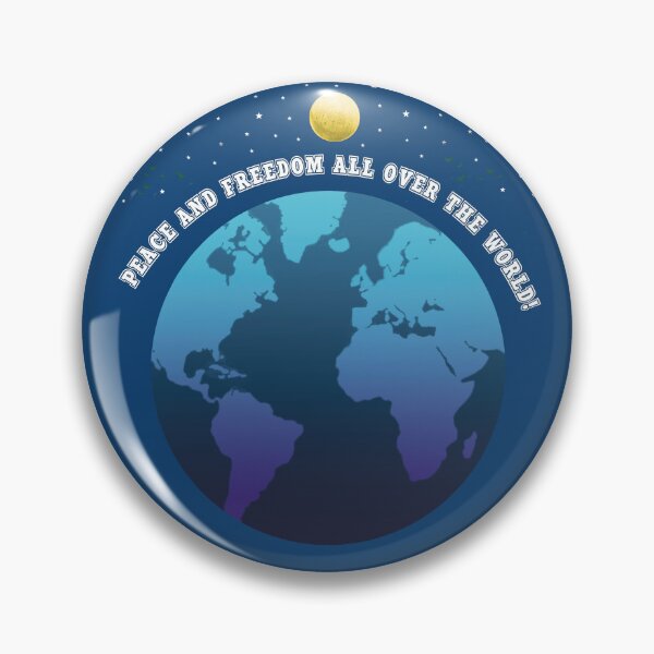 Item preview, PEACE AND FREEDOM ALL OVER THE WORLD! designed and sold by www.superclo3d.com   www.kuhldesign.eu.