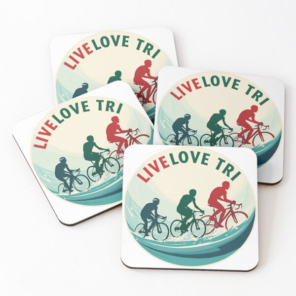 Item preview, Live Love Tri – Passion Fueled Triathlon Motivation Design designed and sold by Triathlongram.