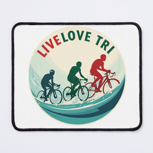 Item preview, Live Love Tri – Passion Fueled Triathlon Motivation Design designed and sold by Triathlongram.
