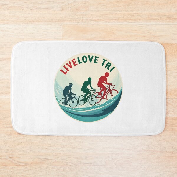 Item preview, Live Love Tri – Passion Fueled Triathlon Motivation Design designed and sold by Triathlongram.