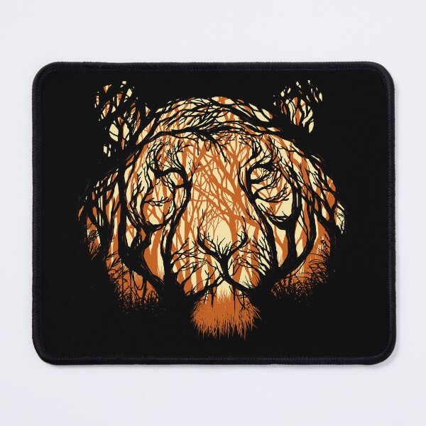 Item preview, Hidden Hunter - Tiger Forest Illusion Art designed and sold by carbine.