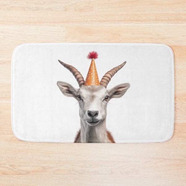 Item preview, Addax Wearing Birthday Party Hat designed and sold by LazyOwlStore.