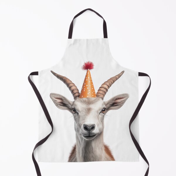 Item preview, Addax Wearing Birthday Party Hat designed and sold by LazyOwlStore.