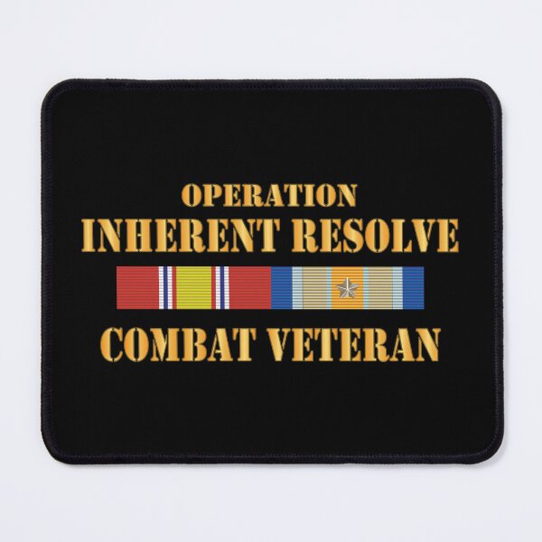 Item preview, Army - Combat Veteran w Opn Inherent Resolve (OIR) SVC Bar  w Txt X 300 designed and sold by Military Insignia Products.