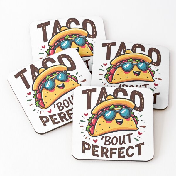 Item preview,  Taco 'Bout Perfect Funny Taco Design – Cute Food Pun Art designed and sold by Jason123za.