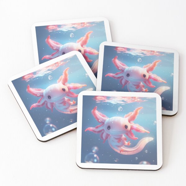 Item preview, Cute happy axolotl designed and sold by SMARTKIT  DESIGNAGENCY.