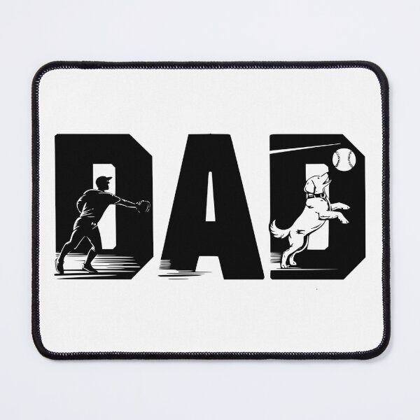 Item preview, Dog and Baseball For Sporty Dad designed and sold by Fragy72.