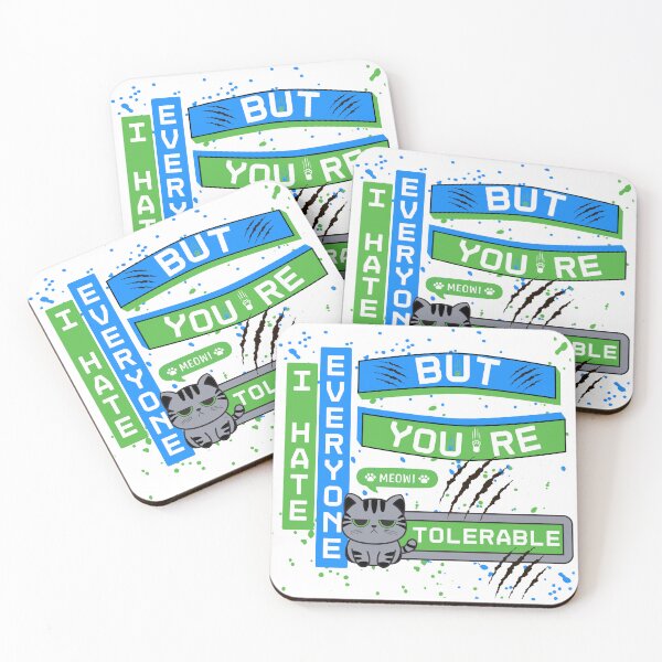 Item preview, i hate everyone designed and sold by clickandmagic.