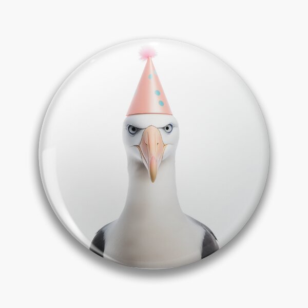 Item preview, Albatross Wearing Birthday Party Hat designed and sold by LazyOwlStore.