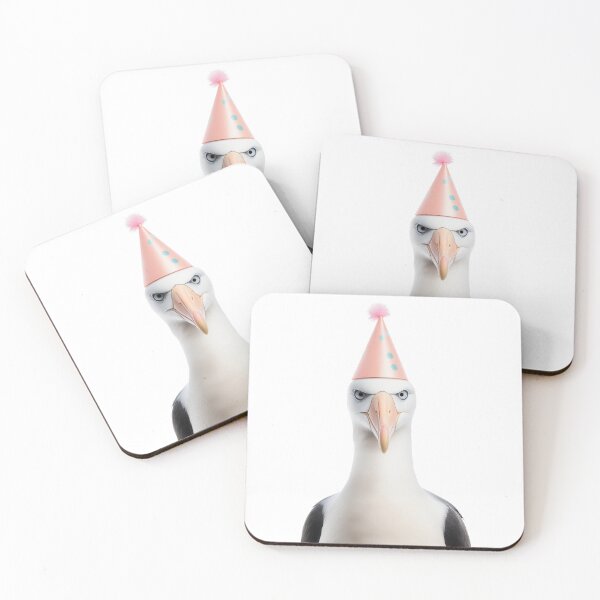 Item preview, Albatross Wearing Birthday Party Hat designed and sold by LazyOwlStore.
