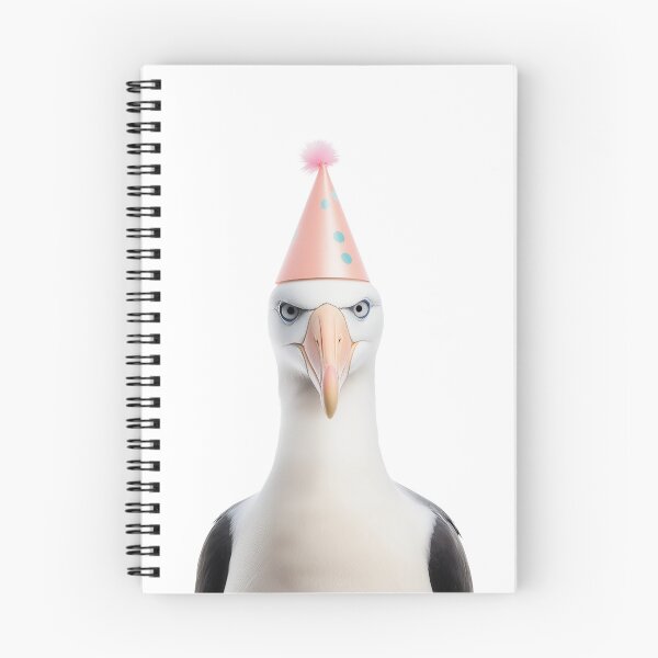 Item preview, Albatross Wearing Birthday Party Hat designed and sold by LazyOwlStore.