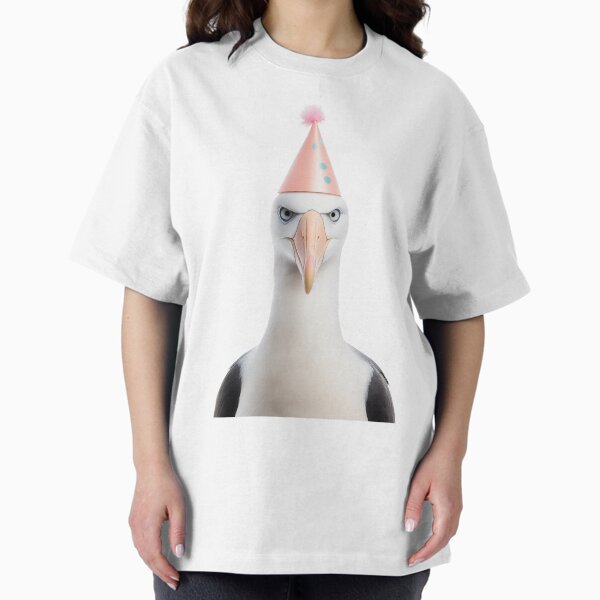 Item preview, Albatross Wearing Birthday Party Hat designed and sold by LazyOwlStore.