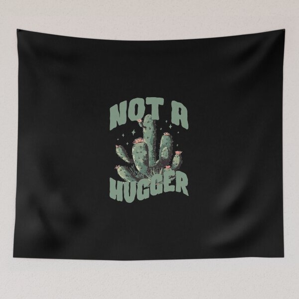 Item preview, Not a Hugger - Funny Cactus 2 designed and sold by catnolioo.