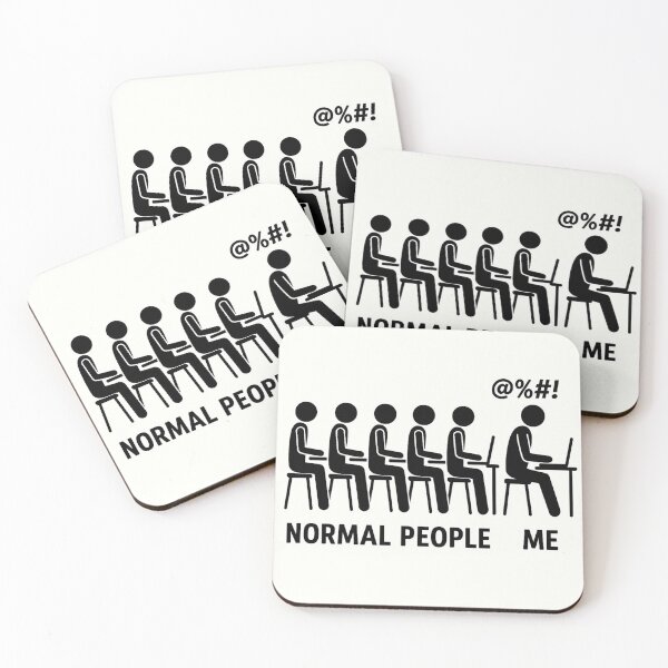 Item preview, Normal People Vs Me designed and sold by Outlandishrob.