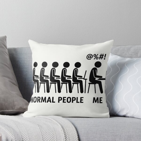 Item preview, Normal People Vs Me designed and sold by Outlandishrob.