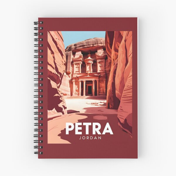 Item preview, A Vintage Travel Art of Petra - Jordan  designed and sold by GoodOldVintage.