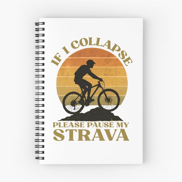 Item preview, If I Collapse Please Pause My Strava Funny Vintage Cycling  designed and sold by Auchi_Verse.