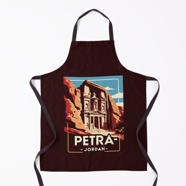 Item preview, A Vintage Travel Art of Petra - Jordan  designed and sold by GoodOldVintage.
