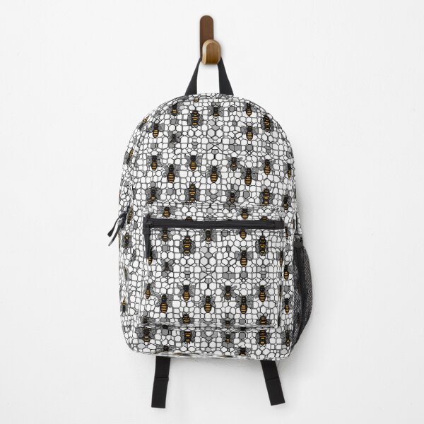 Item preview, Bee Happy – Black, Yellow, and White Honeycomb designed and sold by Skolyak.