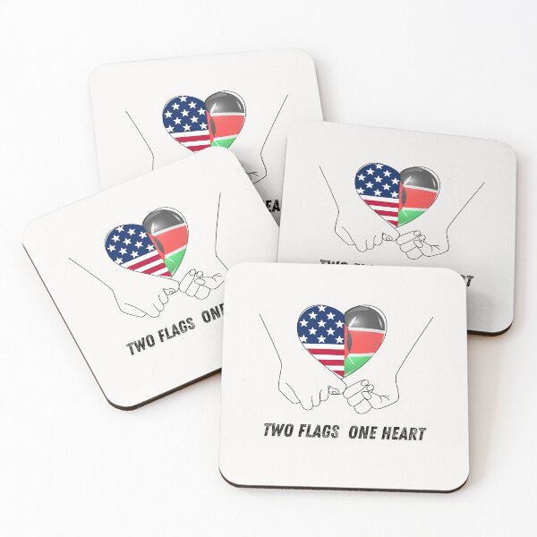 Item preview, Kenya and USA Flag Fusion – Celebrate Mixed Heritage and Love for Two Nations designed and sold by NINI-7Store.