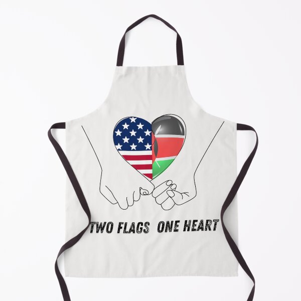 Item preview, Kenya and USA Flag Fusion – Celebrate Mixed Heritage and Love for Two Nations designed and sold by NINI-7Store.