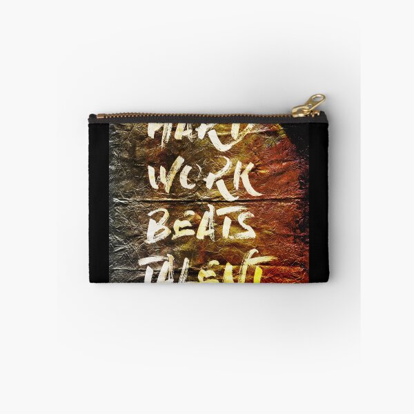 Item preview, Hard Work Beats Talent , Motivational Text Art designed and sold by NickDedidis.