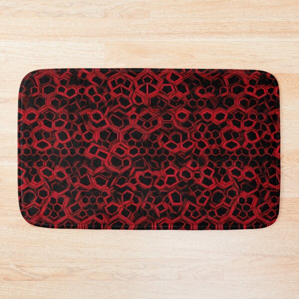 Item preview, Cybernetic Hive – Red Abstract Geometry designed and sold by Skolyak.
