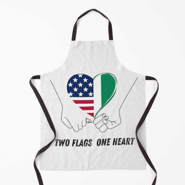 Item preview, Nigeria and USA Flag Fusion – Proud Celebration of Mixed Heritage and Dual Pride designed and sold by NINI-7Store.
