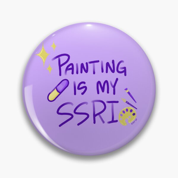 Item preview, Painting is My SSRI designed and sold by KXDYart.