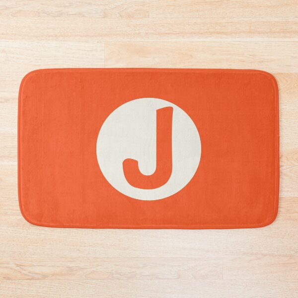 Artikelvorschau, Buchstabe j orange entworfen und verkauft von ZiphGames.